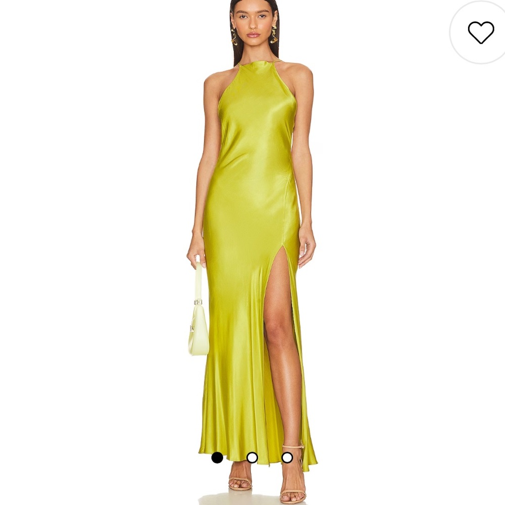 Bec + Bridge Teresa Halter Maxi Dress in Wasabi, size 8 US, 12 AUS, NTW